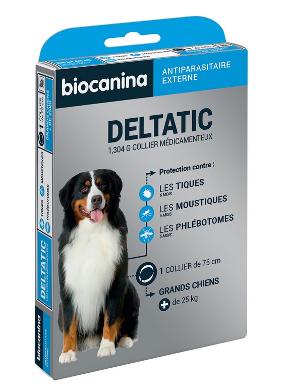 Biocanina Deltatic Collier Grands Chiens + de 25kg